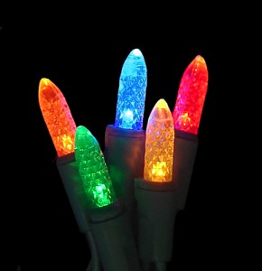 LED C3 Multi-Color Mini Christmas Lights